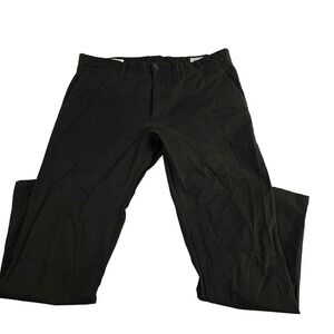 7 Diamonds Slim Fit Men's Dark‎ Green Cotton Lycra Chinos Pants 34/30